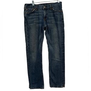 Lucky brand straight jeans, 100% cotton no stretch size 8